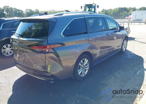 2022 Toyota Sienna Limited from USA, damaged, VIN 5TDZRKEC7NS098931
